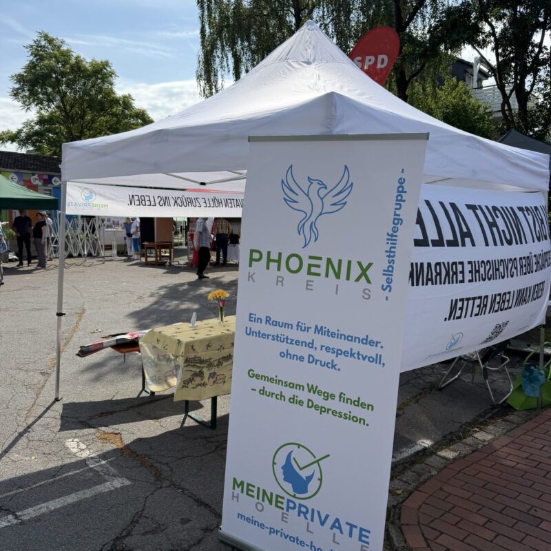 Phoenixkreis Stand beim Mach mit - Ehrenamtstag